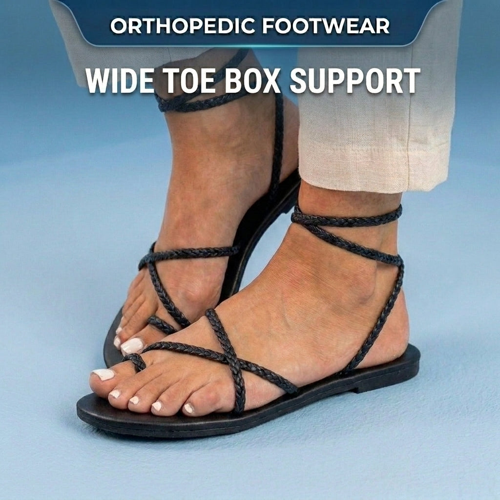 Vintage Inspired Orthopedic Sandals
