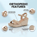 Vintage Inspired Orthopedic Sandals