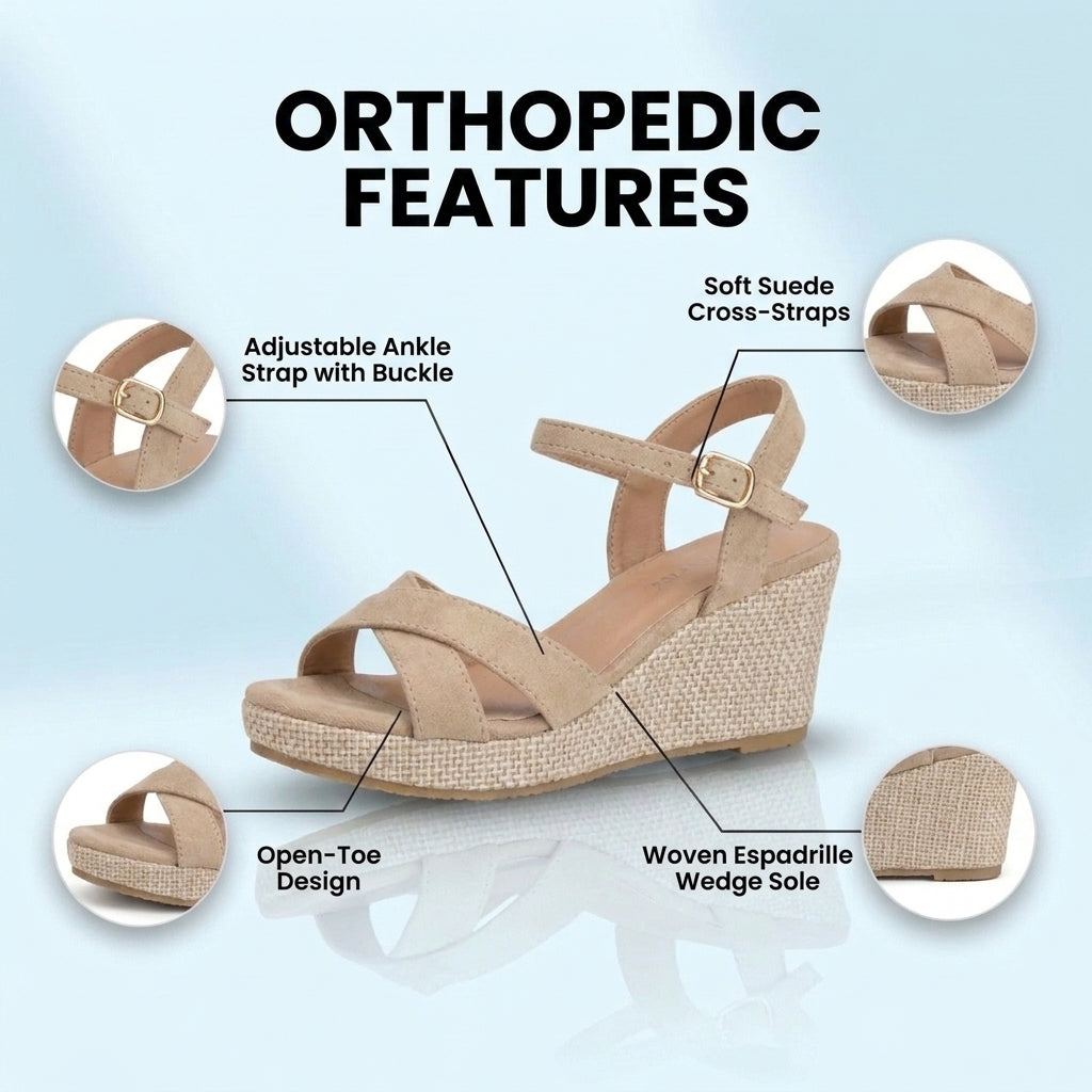Vintage Inspired Orthopedic Sandals