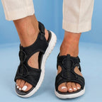 Orthopedic Mesh Sport Sandals - Buckle Closure & Treading Outsole